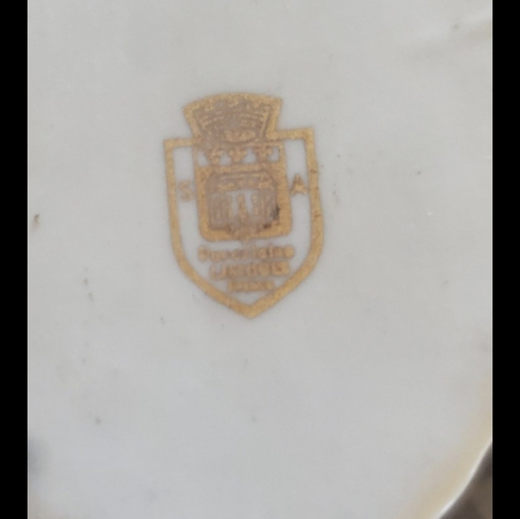 Vintage Limoges France Porcelain Gold Gilded Trinket Dish La Martinique Island. - Picture 3 of 8